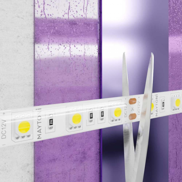 Светодиодная влагозащищенная лента Maytoni Technical 14,4W/m 60LED/m 5050SMD холодный белый 5M 10133 Светодиодная влагозащищенная лента Maytoni Technical 14,4W/m 60LED/m 5050SMD холодный белый 5M 10133