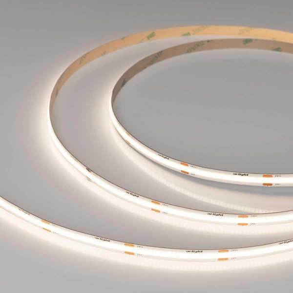 Светодиодная лента Arlight 8W/m 480LED/m CSP дневной белый 5M COB-X480-8mm 24V Day4000 039058 Светодиодная лента Arlight 8W/m 480LED/m CSP дневной белый 5M COB-X480-8mm 24V Day4000 039058