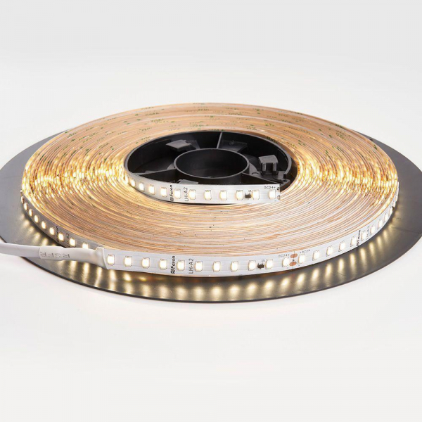 Светодиодная лента Feron 9,6W/m 120LED/m 2835SMD холодный белый 20M LS520 41278 Светодиодная лента Feron 9,6W/m 120LED/m 2835SMD холодный белый 20M LS520 41278