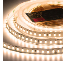 Лента светодиодная ELFLED PRO140, 128/м (2835), 24В, 12Вт/м, 5м, белый теплый 2800-3300К ELFLED-24128-PRO140ww