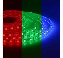 Светодиодная влагозащищенная лента Apeyron 14,4W/m 60LED/m 3528SMD разноцветная 5M 10-35