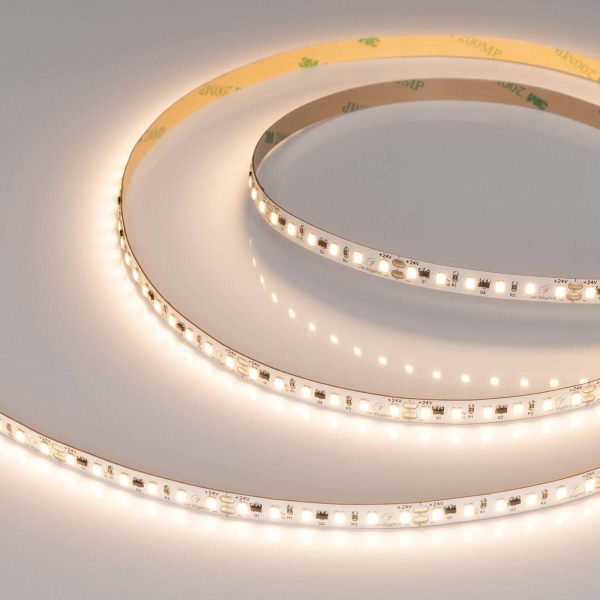 Светодиодная лента Arlight 9,6W/m 120LED/m 2835SMD теплый белый 10M IC-A120-8mm 24V Warm3000 037964 Светодиодная лента Arlight 9,6W/m 120LED/m 2835SMD теплый белый 10M IC-A120-8mm 24V Warm3000 037964
