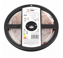 Светодиодная влагозащищенная лента ЭРА 4,8W/m 60LED/m 2835SMD теплый белый 5M LS2835-60LED-IP65-WW-eco-5m Б0035592
