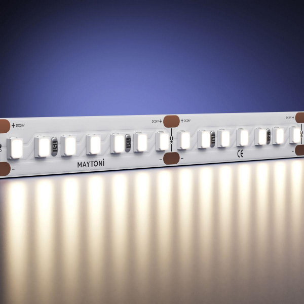 Светодиодная лента Maytoni 17W/m 168LED/m 2835SMD теплый белый 5M 201091 Светодиодная лента Maytoni 17W/m 168LED/m 2835SMD теплый белый 5M 201091