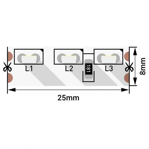 Светодиодная лента SWG 9,6W/m 120LED/m 315SMD холодный белый 5M 004203 Светодиодная лента SWG 9,6W/m 120LED/m 315SMD холодный белый 5M 004203