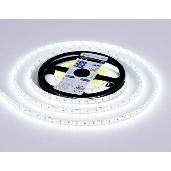 Светодиодная лента Ambrella Light 14,4W/m 180LED/m 2835SMD холодный белый 5M GS3203 Светодиодная лента Ambrella Light 14,4W/m 180LED/m 2835SMD холодный белый 5M GS3203