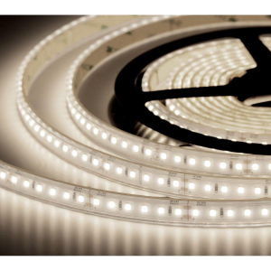 Лента светодиодная ELFLED 600SMD диодов (2835), 24В, IP67, 5м, САУНА, белый нейтральный 4000-4500К ELF-600SMDnw4000-Sau24