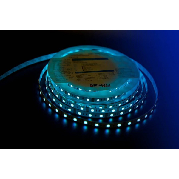 Светодиодная влагозащищенная лента DesignLed 14,4W/m 60LED/m 5050SMD разноцветный 5M 000603 Светодиодная влагозащищенная лента DesignLed 14,4W/m 60LED/m 5050SMD разноцветный 5M 000603