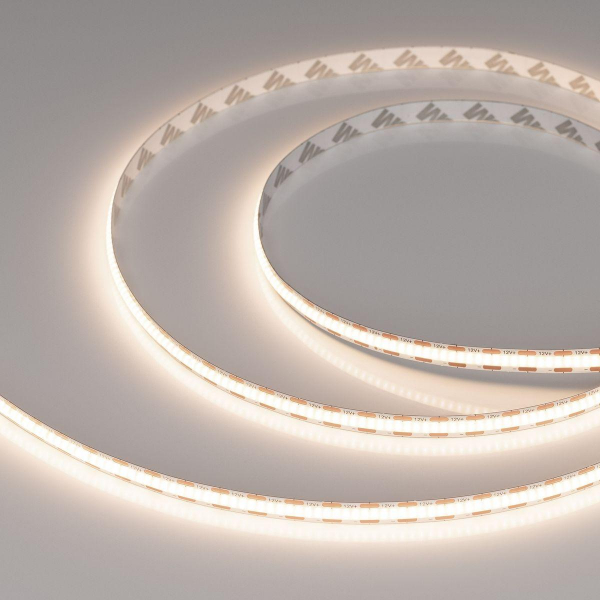 Светодиодная лента Arlight 9W/m 400LED/m CSP теплый белый 2,5М COB-X400-8mm 12V Warm3500 044588 Светодиодная лента Arlight 9W/m 400LED/m CSP теплый белый 2,5М COB-X400-8mm 12V Warm3500 044588