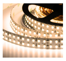 Лента светодиодная ELF 1400SMD диодов (2835), 36В, 5м, ГИПЕР, белый теплый 2800-3300К ELF-1400SMD2835NWww-Hy36