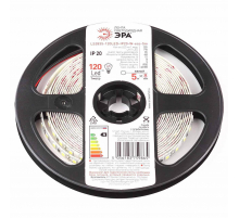 Светодиодная лента ЭРА 4,8W/m 120LED/m 2835SMD белый 5M LS2835-120LED-IP20-W-eco-5m Б0035595