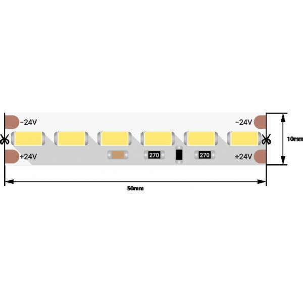 Светодиодная влагозащищенная лента DesignLed 26,8W/m 120LED/m 5730SMD холодный белый 5M 001824 Светодиодная влагозащищенная лента DesignLed 26,8W/m 120LED/m 5730SMD холодный белый 5M 001824