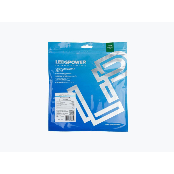 Светодиодная лента LEDS POWER 2835 112/м (10Вт/м) 24В холодная, серия ПРО125 008899 Светодиодная лента LEDS POWER 2835 112/м (10Вт/м) 24В холодная, серия ПРО125 008899