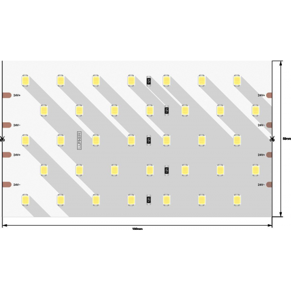 Светодиодная влагозащищенная лента DesignLed 31W/m 350LED/m 2835SMD теплый белый 2,5M 000534 Светодиодная влагозащищенная лента DesignLed 31W/m 350LED/m 2835SMD теплый белый 2,5M 000534