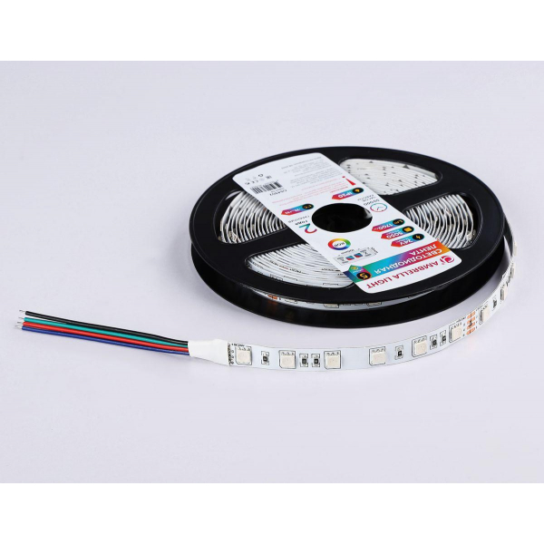 Светодиодная лента Ambrella Light 14,4W/m 60LED/m 5050SMD RGB 5M GS4302 Светодиодная лента Ambrella Light 14,4W/m 60LED/m 5050SMD RGB 5M GS4302