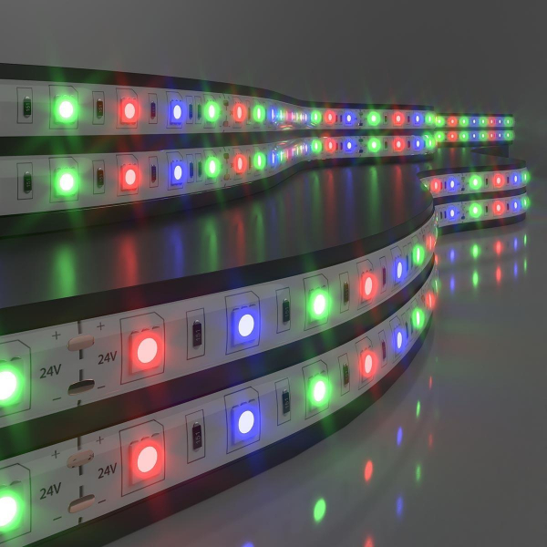 Светодиодная влагозащищенная лента Elektrostandard 14,4W/m 60LED/m 5050SMD RGB 5M a052978 Светодиодная влагозащищенная лента Elektrostandard 14,4W/m 60LED/m 5050SMD RGB 5M a052978