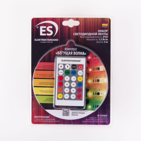 Светодиодная лента Elektrostandard 7,2W/m 30LED/m 5050SMD разноцветная 5M a049848 Светодиодная лента Elektrostandard 7,2W/m 30LED/m 5050SMD разноцветная 5M a049848