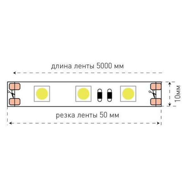Светодиодная лента SWG 14,4W/m 60LED/m 5050SMD синий 5M 002337 Светодиодная лента SWG 14,4W/m 60LED/m 5050SMD синий 5M 002337