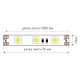 Светодиодная лента SWG 14,4W/m 60LED/m 5050SMD синий 5M 002337
