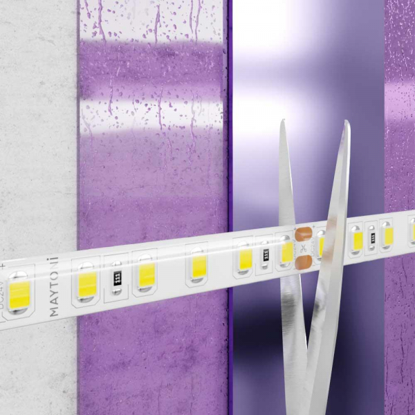 Светодиодная влагозащищенная лента Maytoni Technical 14,4W/m 120LED/m 2835SMD холодный белый 5M 10153 Светодиодная влагозащищенная лента Maytoni Technical 14,4W/m 120LED/m 2835SMD холодный белый 5M 10153