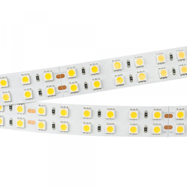 Светодиодная лента Arlight 34,4W/m 144LED/m 5060SMD теплый белый 5M 012443(1) Светодиодная лента Arlight 34,4W/m 144LED/m 5060SMD теплый белый 5M 012443(1)