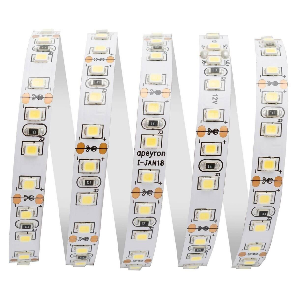 Светодиодная лента Apeyron 9,6W/m 120Led/m 3528SMD дневной белый 5M 00-143 Светодиодная лента Apeyron 9,6W/m 120Led/m 3528SMD дневной белый 5M 00-143