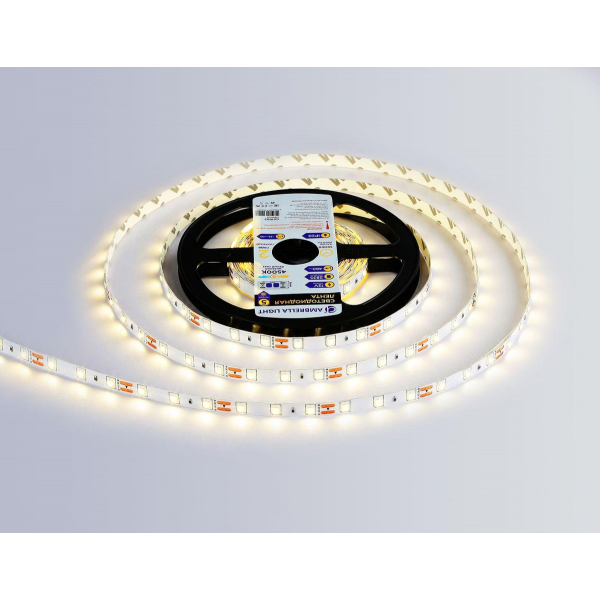Светодиодная лента Ambrella Light 4,8W/m 60LED/m 2835SMD дневной белый 5M GS1002 Светодиодная лента Ambrella Light 4,8W/m 60LED/m 2835SMD дневной белый 5M GS1002