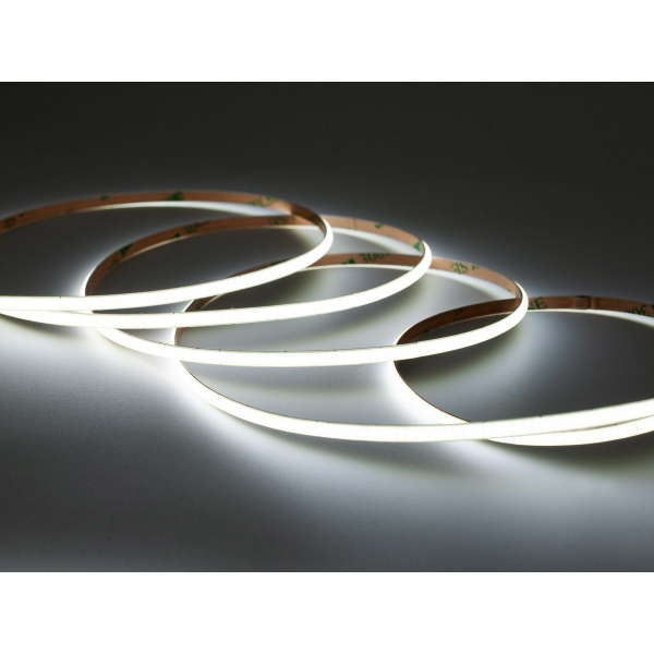 Светодиодная лента узкая LEDS POWER COB 480/м (8Вт/м) 24В холодная 4мм 008110 Светодиодная лента узкая LEDS POWER COB 480/м (8Вт/м) 24В холодная 4мм 008110