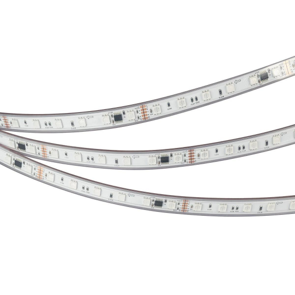 Светодиодная лента герметичная Arlight 14W/m 60LED/m 5060SMD разноцветный 5М DMX-PS-B60-12mm 24V 039182 Светодиодная лента герметичная Arlight 14W/m 60LED/m 5060SMD разноцветный 5М DMX-PS-B60-12mm 24V 039182