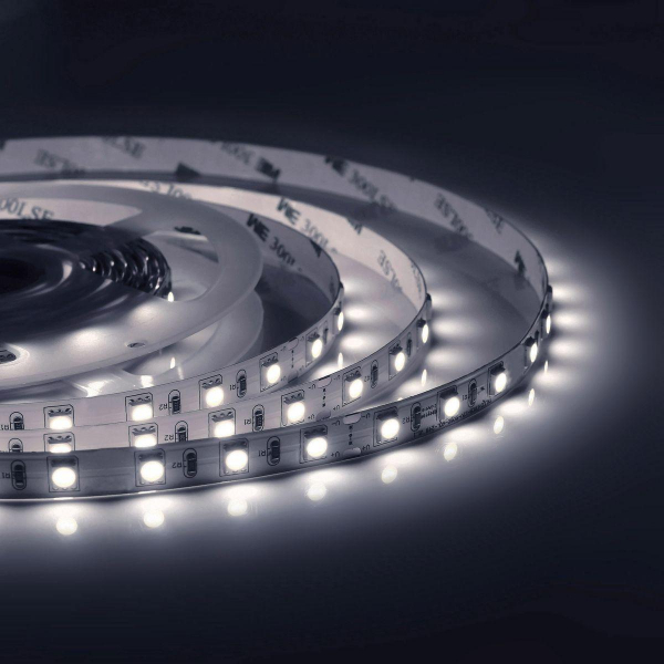Светодиодная лента Apeyron 14,4W/m 60LED/m 5050SMD дневной белый 5M 00-317 Светодиодная лента Apeyron 14,4W/m 60LED/m 5050SMD дневной белый 5M 00-317