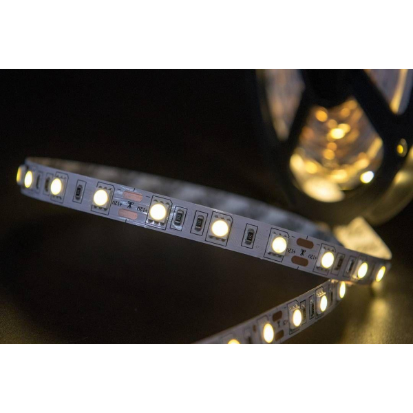 Светодиодная лента SWG 14,4W/m 60LED/m 5050SMD теплый белый 5M 001780