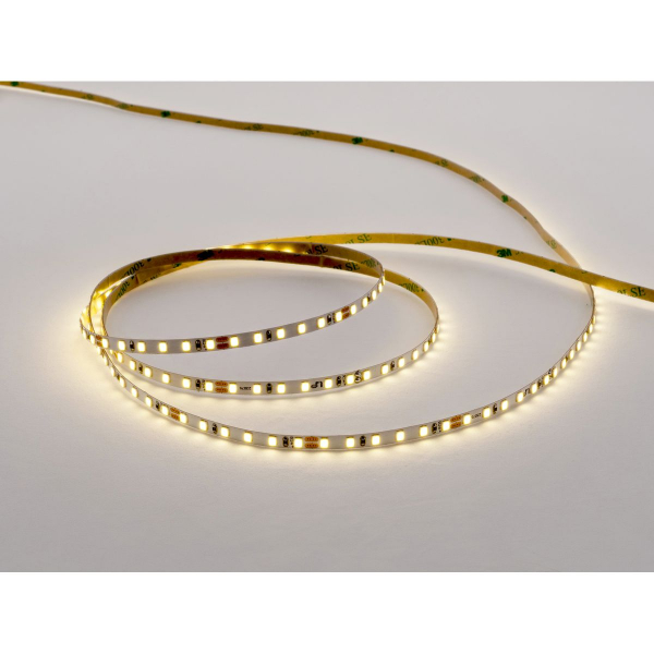 Светодиодная лента узкая LEDS POWER 2835 120/м (5Вт/м) 24В теплая 5мм 006048 Светодиодная лента узкая LEDS POWER 2835 120/м (5Вт/м) 24В теплая 5мм 006048