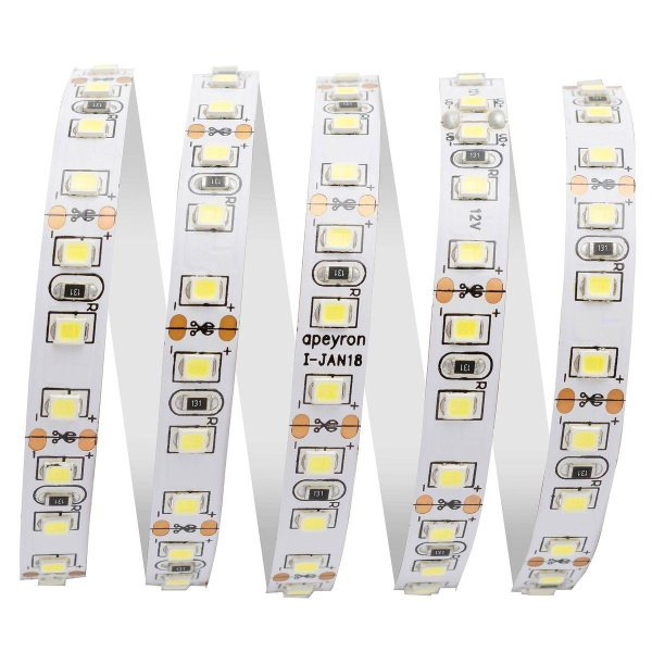 Светодиодная лента Apeyron 9,6W/m 120LED/m 3528SMD холодный белый 2M 216BL