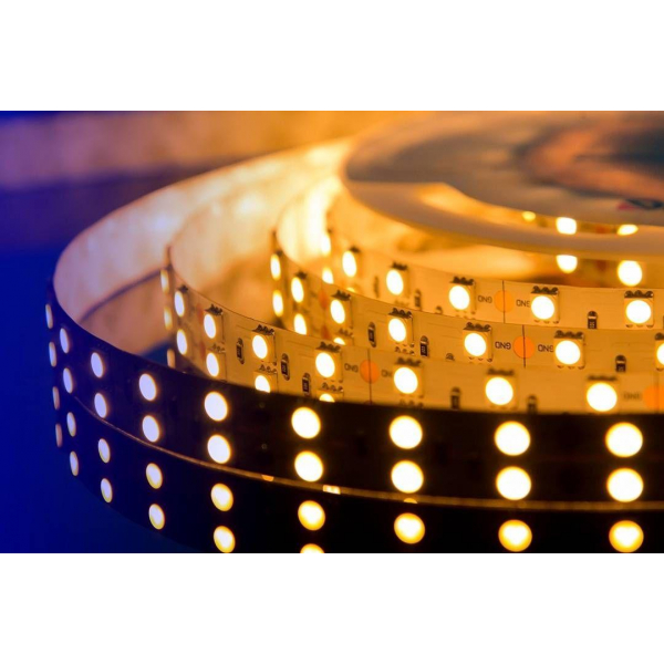 Светодиодная влагозащищенная лента DesignLed 28,8W/m 120LED/m 5050SMD теплый белый 5M 000523 Светодиодная влагозащищенная лента DesignLed 28,8W/m 120LED/m 5050SMD теплый белый 5M 000523