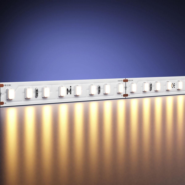 Светодиодная лента Maytoni 9,6W/m 128LED/m 2835SMD теплый белый 5M 201096 Светодиодная лента Maytoni 9,6W/m 128LED/m 2835SMD теплый белый 5M 201096