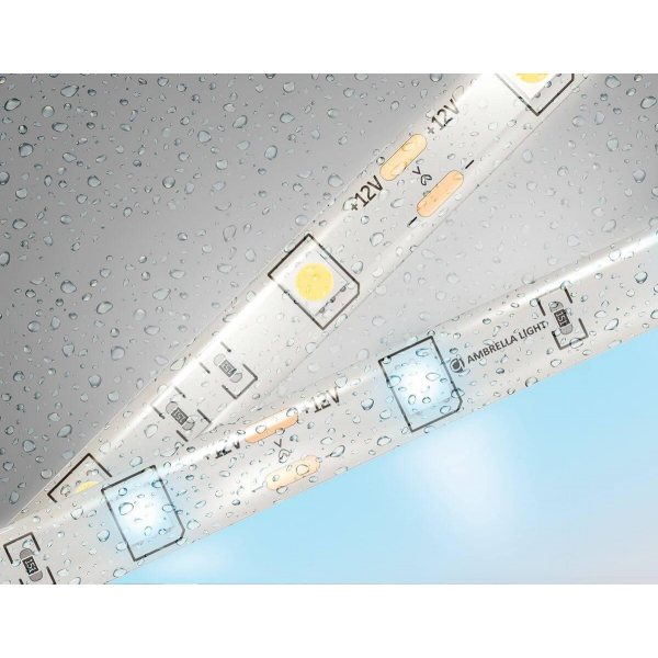 Светодиодная влагозащищенная лента Ambrella Light 7,2W/m 30LED/m 5050SMD холодный белый 5M GS1903 Светодиодная влагозащищенная лента Ambrella Light 7,2W/m 30LED/m 5050SMD холодный белый 5M GS1903