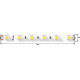 Светодиодная влагозащищенная лента DesignLed 14,4W/m 60LED/m 5050SMD теплый белый 5M 000521