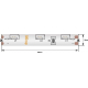 Светодиодная влагозащищенная лента SWG 4,8W/m 60LED/m 315SMD теплый белый 5M 002202