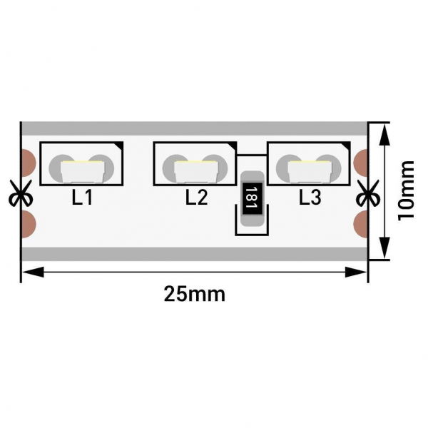 Светодиодная влагозащищенная лента SWG 9,6W/m 120LED/m 315SMD холодный белый 5M 003307 Светодиодная влагозащищенная лента SWG 9,6W/m 120LED/m 315SMD холодный белый 5M 003307