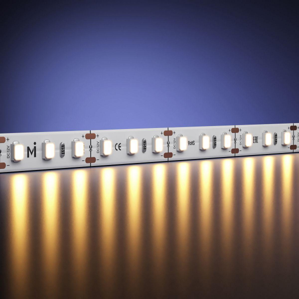 Светодиодная лента Maytoni 9,6W/m 120LED/m 2835SMD теплый белый 5M 201030 Светодиодная лента Maytoni 9,6W/m 120LED/m 2835SMD теплый белый 5M 201030