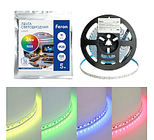 Светодиодная лента Feron LS501 11W/m 120LED/m 3535SMD RGB 5M 51823