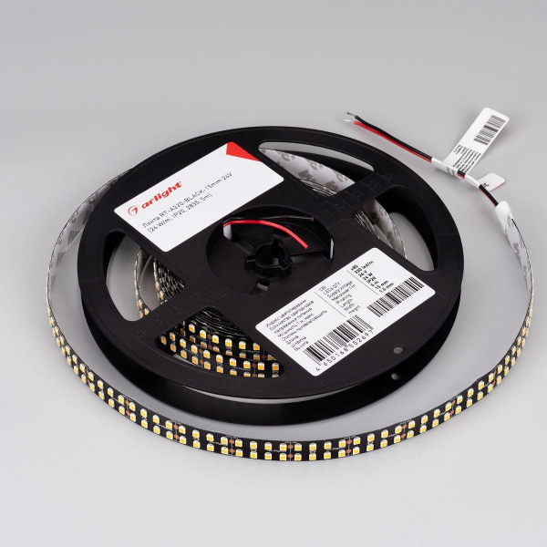 Светодиодная лента Arlight 4W/m 320Led/m 2835SMD теплый белый 5M RT-A320-BLACK-15mm 24V Warm3000 CRI98 032615(2) Светодиодная лента Arlight 4W/m 320Led/m 2835SMD теплый белый 5M RT-A320-BLACK-15mm 24V Warm3000 CRI98 032615(2)