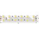 Светодиодная влагозащищенная лента DesignLed 28,8W/m 120LED/m 5050SMD теплый/холодный белый 5M 000515