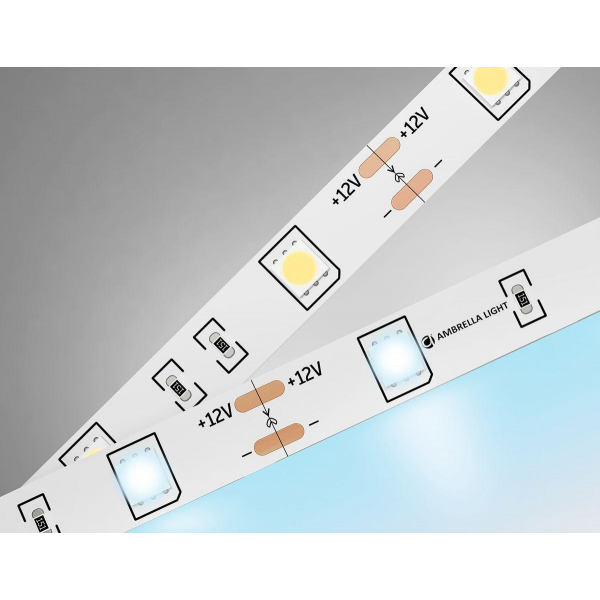 Светодиодная лента Ambrella Light 7,2W/m 30LED/m 5050SMD холодный белый 5M GS1803 Светодиодная лента Ambrella Light 7,2W/m 30LED/m 5050SMD холодный белый 5M GS1803
