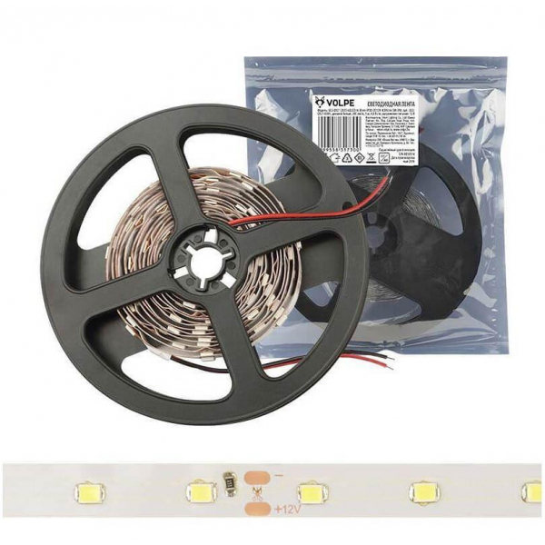 Светодиодная лента Uniel 5M теплый белый 6W 2835SMD 60LED/m ULS-2835-60LED/m-8mm-IP20-DC24V-6W/m-5M-WW UL-00002971 Светодиодная лента Uniel 5M теплый белый 6W 2835SMD 60LED/m ULS-2835-60LED/m-8mm-IP20-DC24V-6W/m-5M-WW UL-00002971