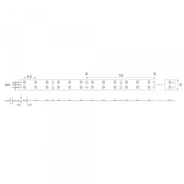 Светодиодная влагозащищенная лента Feron 19,2W/m 240LED/m 2835SMD теплый белый 5M LS615 27734 Светодиодная влагозащищенная лента Feron 19,2W/m 240LED/m 2835SMD теплый белый 5M LS615 27734