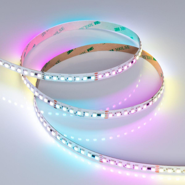 Светодиодная лента Arlight Бегущий огонь 22W/m 140Led/m 3535SMD разноцветный 5M SPI-F140-10mm 24V RGB-PX7-BPT 043132 Светодиодная лента Arlight Бегущий огонь 22W/m 140Led/m 3535SMD разноцветный 5M SPI-F140-10mm 24V RGB-PX7-BPT 043132