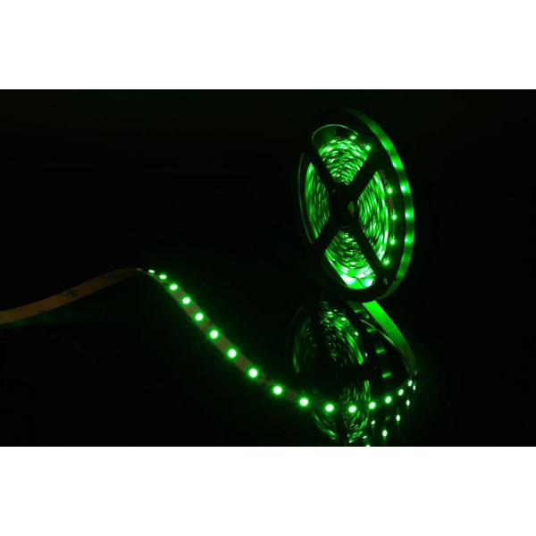 Светодиодная лента SWG 4,8W/m  60Led/m 3528SMD зеленый 5M SWG360-12-4.8-G-М 009468