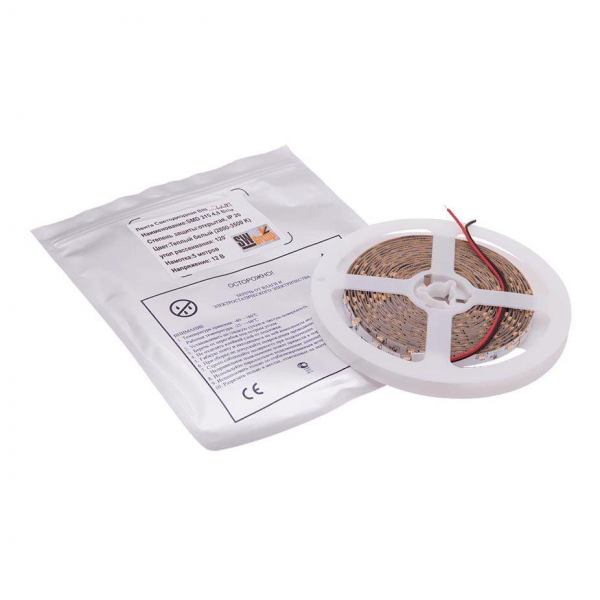Светодиодная лента SWG 4,8W/m 60LED/m 315SMD теплый белый 5M 002201 Светодиодная лента SWG 4,8W/m 60LED/m 315SMD теплый белый 5M 002201