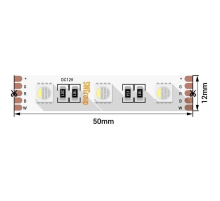 Светодиодная лента SWG 19,2W/m 60LED/m 5050SMD разноцветный/ теплый белый 5M 005012
